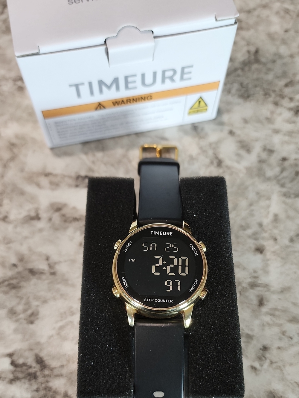 TIMEURE PEDOMETER WATCH